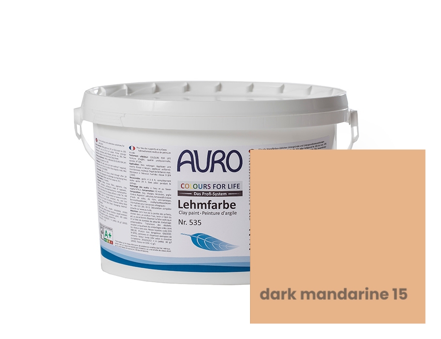 Auro Leemverf - Kleur Dark Mandarine 15 - 2,5L