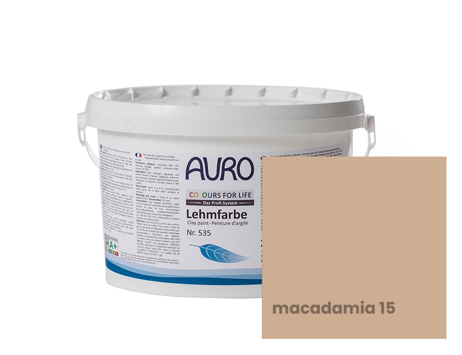 Auro Leemverf - Kleur Macadamia 15 - 2,5L