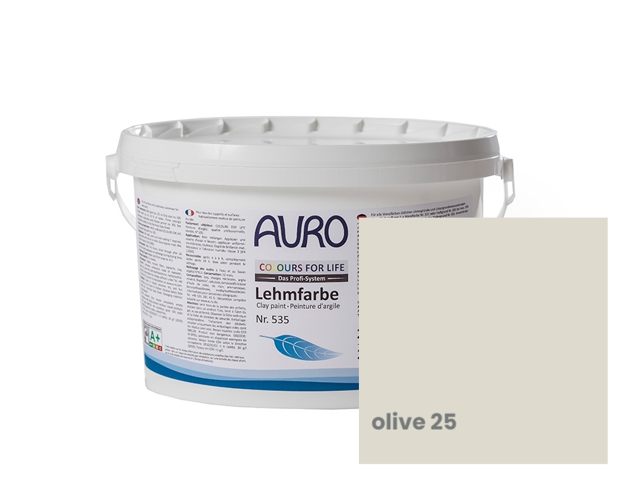 Auro Leemverf - Kleur Olive 25 - 2,5L