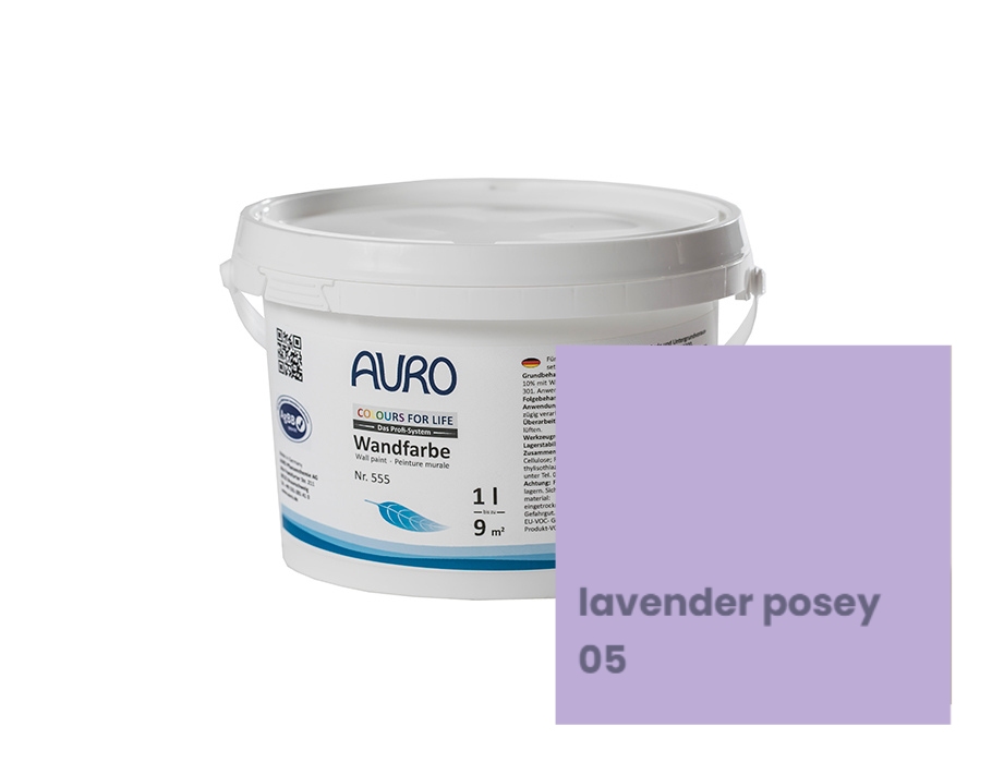 Auro Muurverf en Plafondverf - Kleur Lavender Posey 05 - 1L