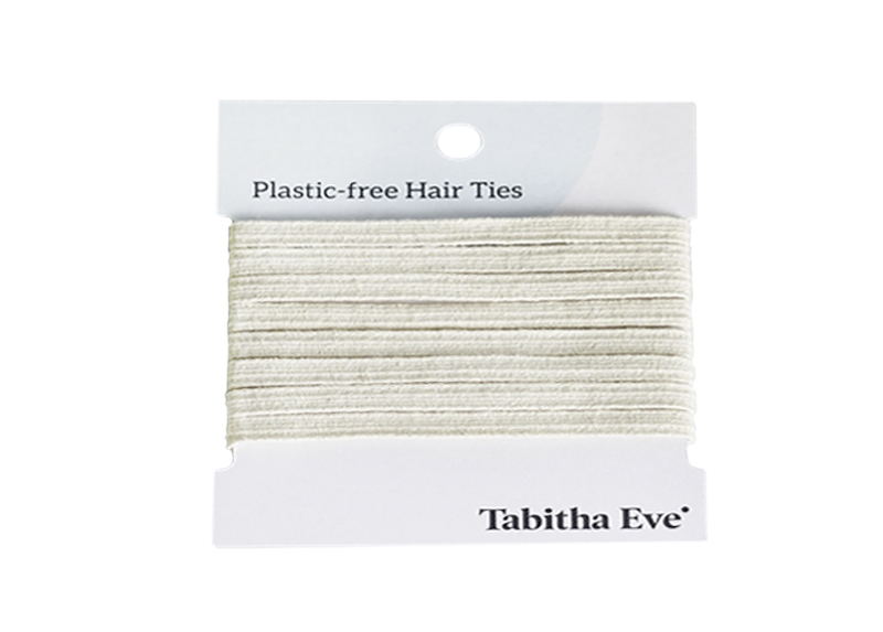 Grootste Mount Bank Verdraaiing Tabitha Eve Plasticvrije Haar elastiekjes 8 stuks - creme | Eco-Logisch  webshop