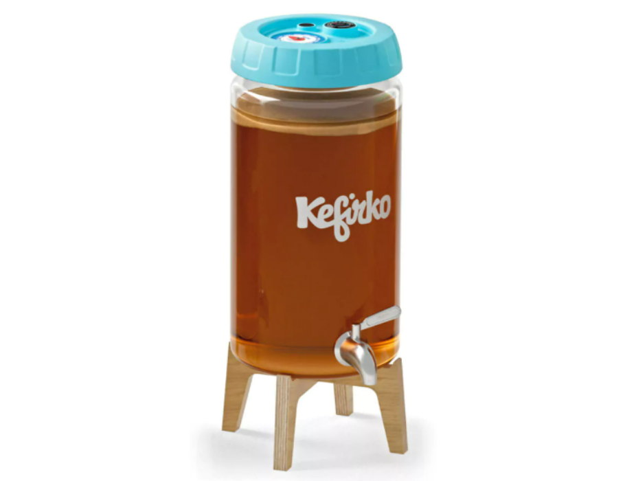 Kombucha Fermentatiepot - Drankdispenser - 4L Blauw