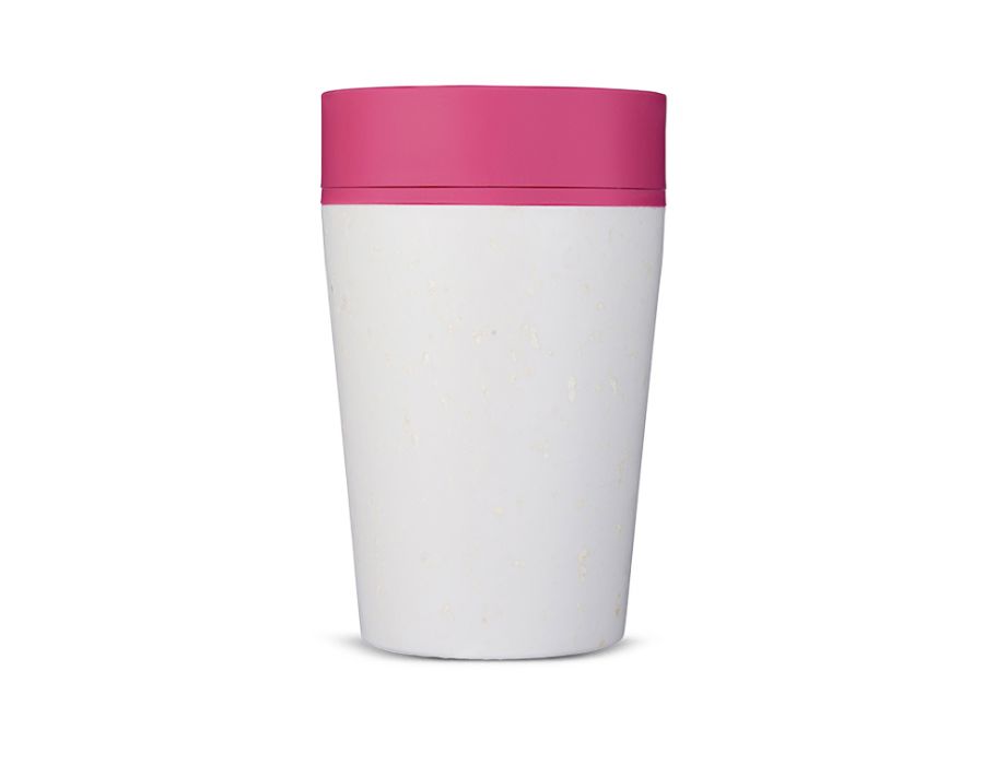 Koffiebeker - Circular Cup - Grijs/Roze - 227 ml