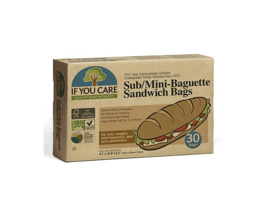 Mini Baquette en Sandwich Bags FSC ongebleekt 30 st.- 12x35x5.5cm